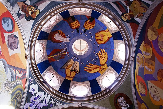 Cúpula del Mural Montañas de Michoacán 228