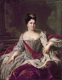 Catherine I of Russia by Nattier