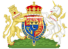 Coat of Arms of Birgitte, Duchess of Gloucester (Order of the Garter).svg