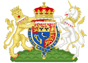 Archivo:Coat of Arms of Birgitte, Duchess of Gloucester (Order of the Garter)