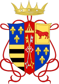 Archivo:Coat of arms of Cesare Borgia
