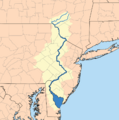 Delawarerivermap