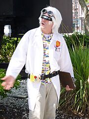 Emmett Brown Back to the Future Universal Studios Florida.JPG