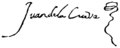 Firma de Juan de la Cueva