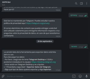 Archivo:GDPRbot de Telegram en español