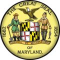 Great Seal of the State of Maryland (1854–1874)