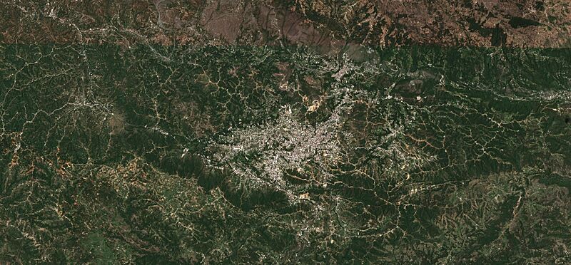 Huehuetenango Guatemala - Satellite View
