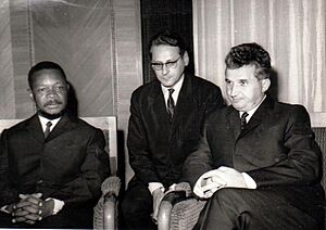 Archivo:Jean-Bedel Bokassa & Nicolae Ceaușescu, 1970-3