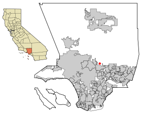 LA County Incorporated Areas Altadena highlighted.svg