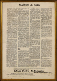Archivo:Manifiesto a la Nación (1910), de Francisco I. Madero