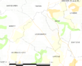 Map commune FR insee code 33158