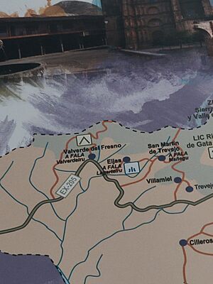 Archivo:Mapa del Valle del Jálama (Val de Xálima) bilingüe