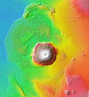 Archivo:Olympus Mons aureole MOLA zoom 64