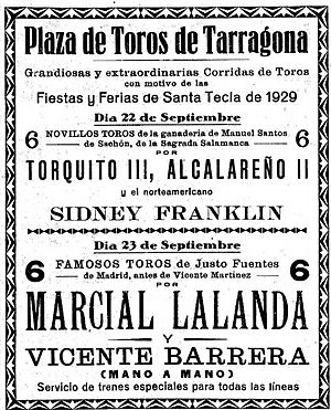 Archivo:Plaza de toros de Tarragona (cartel)