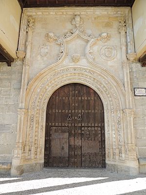 Archivo:Portada de las iglesia de Santo Domingo de Silos
