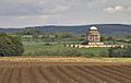 Potato field and Mausoleum - geograph.org.uk - 175984