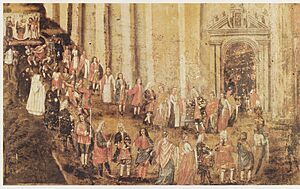 Archivo:Procesion urbana Quito Virgen Chiquinquirá c. 1720