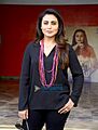 Rani Mukerji promoting Hichki