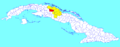 Santo Domingo (Cuban municipal map)