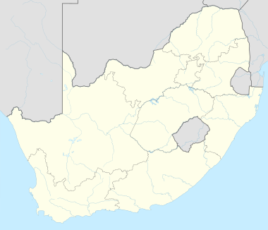 Copa Mundial de Fútbol de 2010 está ubicado en Sudáfrica