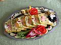 Terrine de saumon au basilic