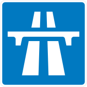 UK motorway symbol