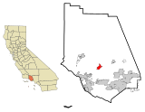 Ventura County California Incorporated and Unincorporated areas Santa Paula Highlighted.svg
