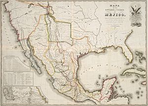 Archivo:White, Gallaher & White Mapa de los Estados Unidos de Méjico 1828 UTA