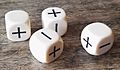 White Fudge Dice