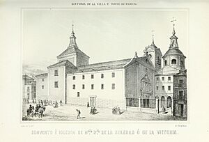 Archivo:1863, Historia de la Villa y Corte de Madrid, vol. 3, Convento é iglesia de Nuestra Señora de la Soledad ó de la Victoria