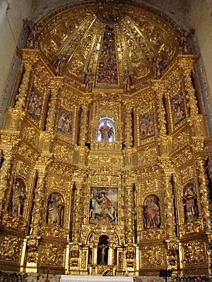 Archivo:39 Tamara de Campos Iglesia San Hipolito Retablo mayor ni