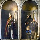 Accademia - Saint Louis of Toulouse and Saint Sinibald by Sebastiano del Piombo.jpg