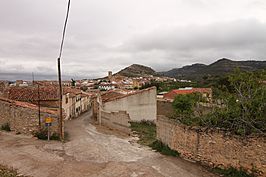 Alatoz, entrada Camino Santiago