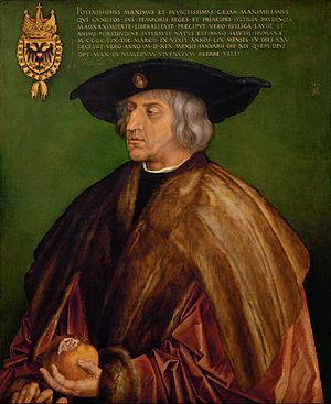 Archivo:Albrecht Dürer - Portrait of Maximilian I - Google Art Project