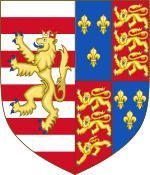 Arms of Mary Tudor, Duchess of Suffolk.svg