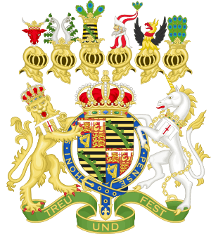 Archivo:Coat of Arms of Albert of Saxe-Coburg and Gotha