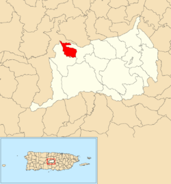 Collores, Orocovis, Puerto Rico locator map.png