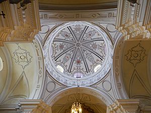 Archivo:Detalle cúpula crucero Convento San Luis del Monte Peñaflor