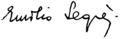 Emilio G Segrè signature