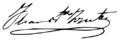 Firma de Juan Bautista Topete