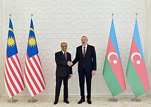 Archivo:Ilham Aliyev met with Prime Minister of Malaysia Mahathir Mohamad 01