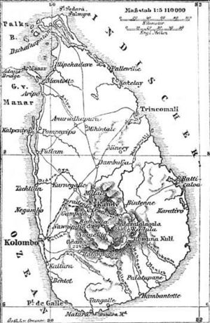 Archivo:Karte von Ceylon
