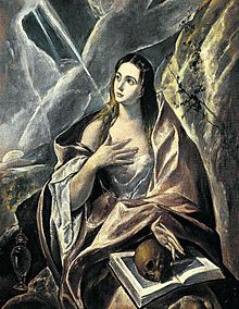 La Magdalena penitent- Atributted to El Greco, Museu de Montserrat.jpg