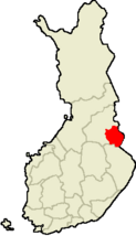 Location of Kuhmo in Finland.png