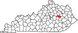Map of Kentucky highlighting Powell County.svg