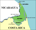 Mapa de Isla Calero, Costa Rica 2