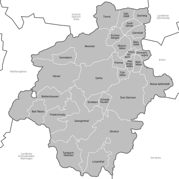 Municipalities in GTH