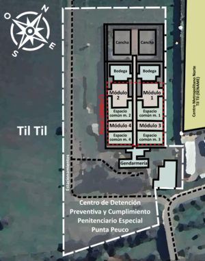 Archivo:Plano del Penal de Punta Peuco, Til Til, Chile