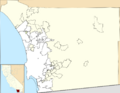 San Diego County California Incorporated and Unincorporated areas