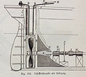 Archivo:Schiffsschraube mit Hebezeug